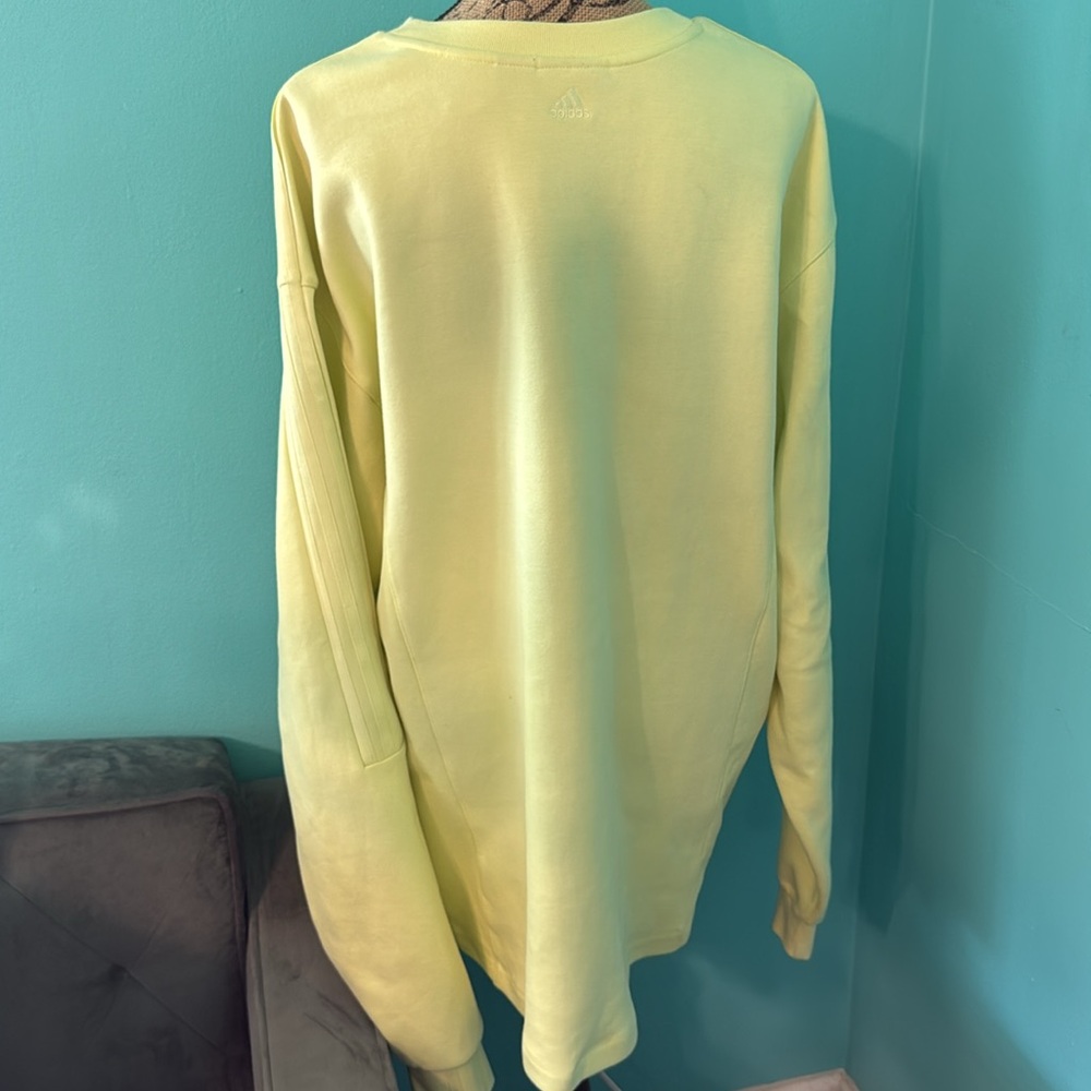 IVY PARK X Adidas Streetwear Oversized Yellow Sweatshirt L - Picture 5 of 8